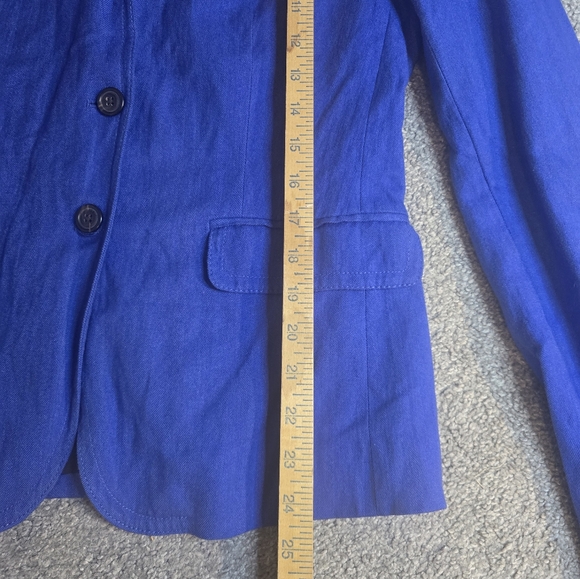 J. Crew Blazer Blue Ladies 8 Tall Business Casual Layering - Picture 5 of 10